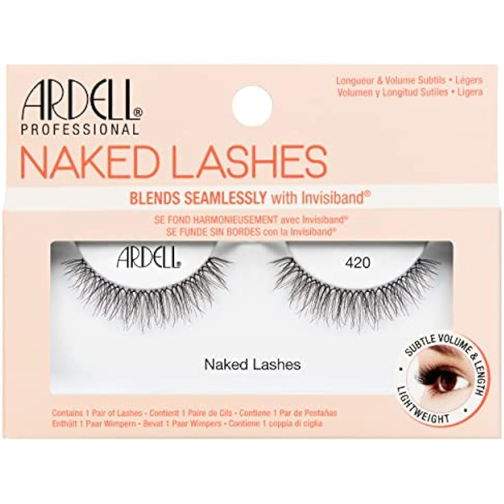 Ardell Naked Lash 420 - Natural Short False Eyelashes | Vegan & Cruelty-Free