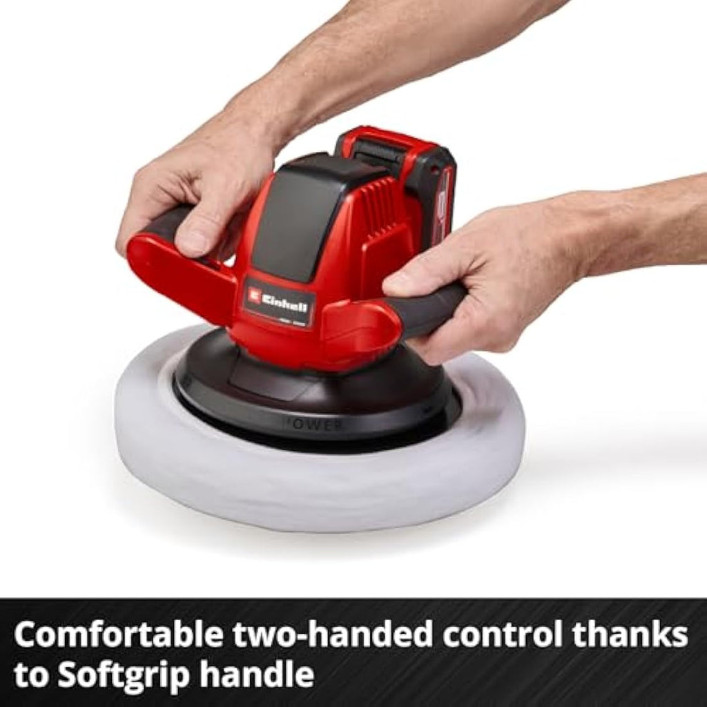 Einhell Power X-Change 18V Cordless Car Polisher & Buffer – 254mm