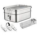 Nicelock 2-Tier Stainless Steel Lunch Box | 1960ml Leak-Proof Bento Box