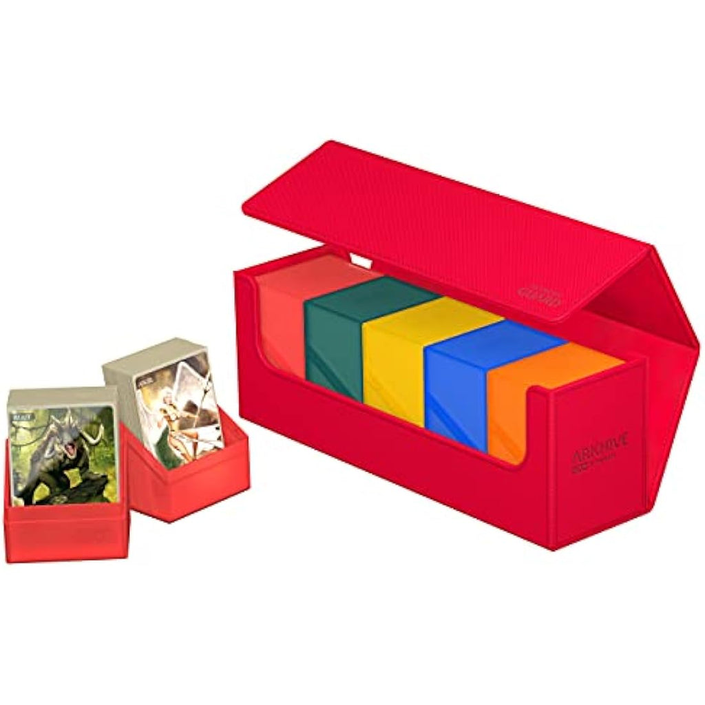 Ultimate Guard Arkhive 400+ XenoSkin Deck Box – Red TCG Storage