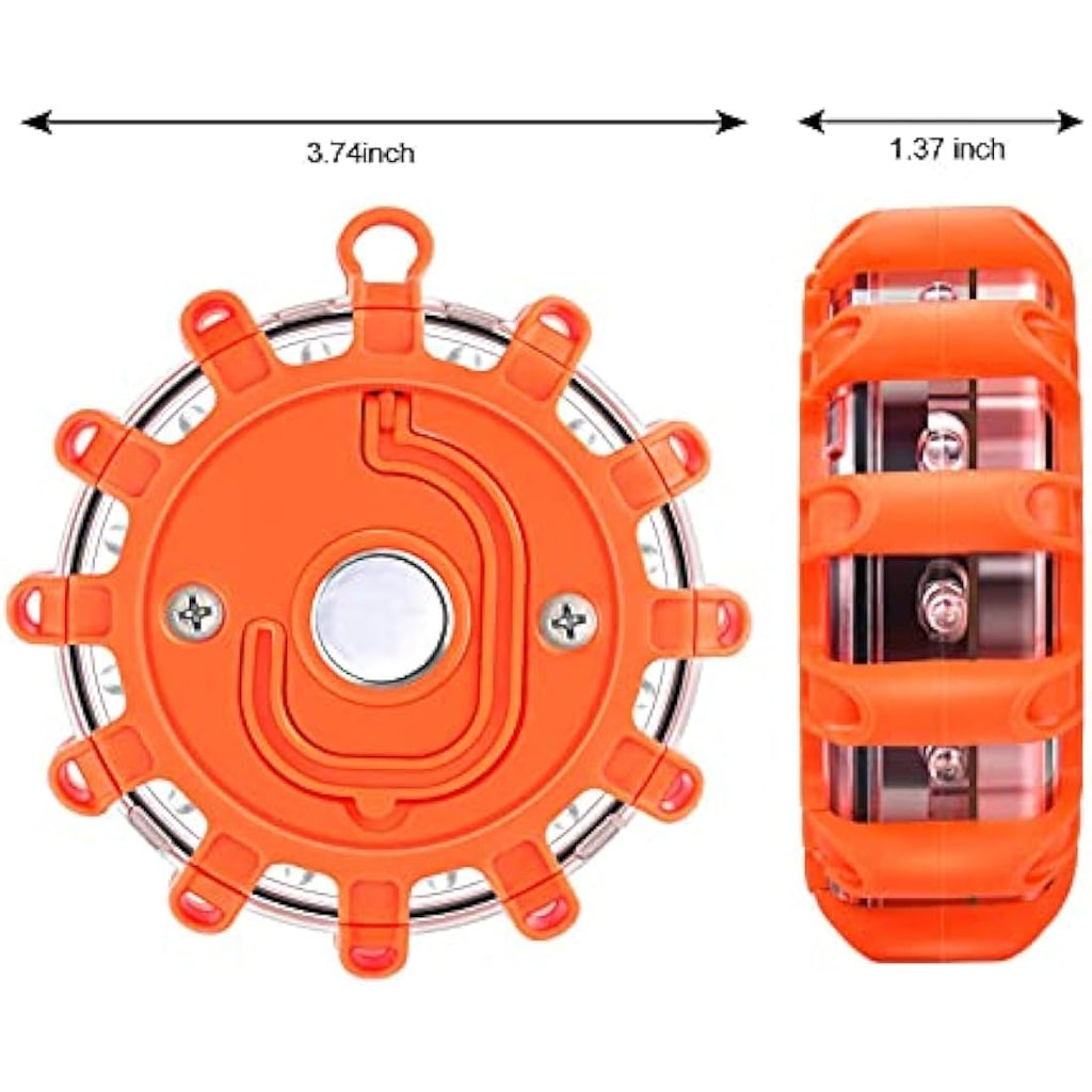 Kitgo LED Road Flares – 3 Pack Magnetic Emergency Safety Warning Lights