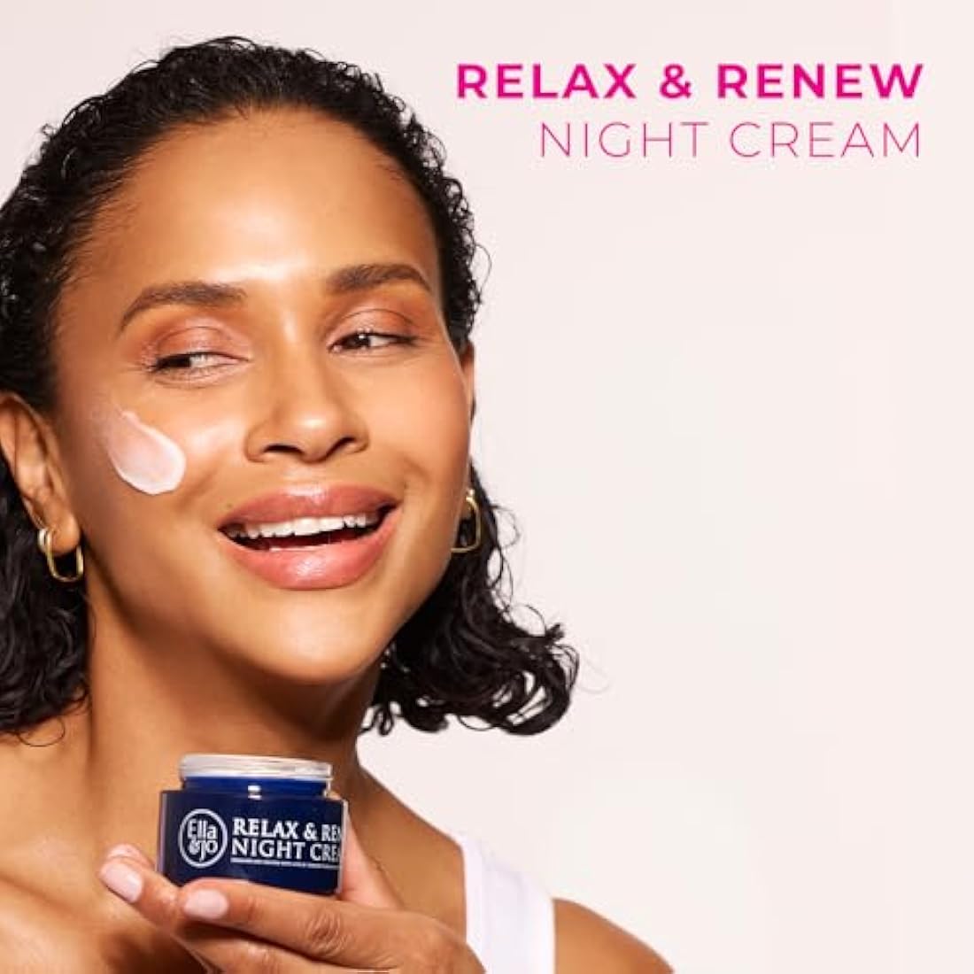 Ella & Jo Relax & Renew Night Cream – Anti-Aging Bakuchiol & Peptides 50ml