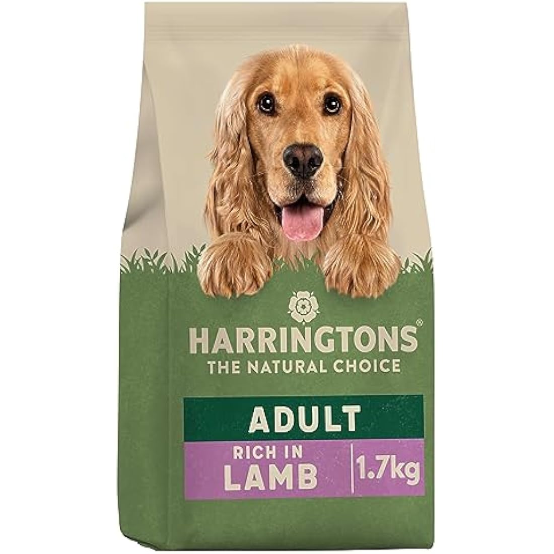 Harringtons Lamb & Rice Dry Dog Food - Natural Adult Kibble 1.7kg (4 Pack)
