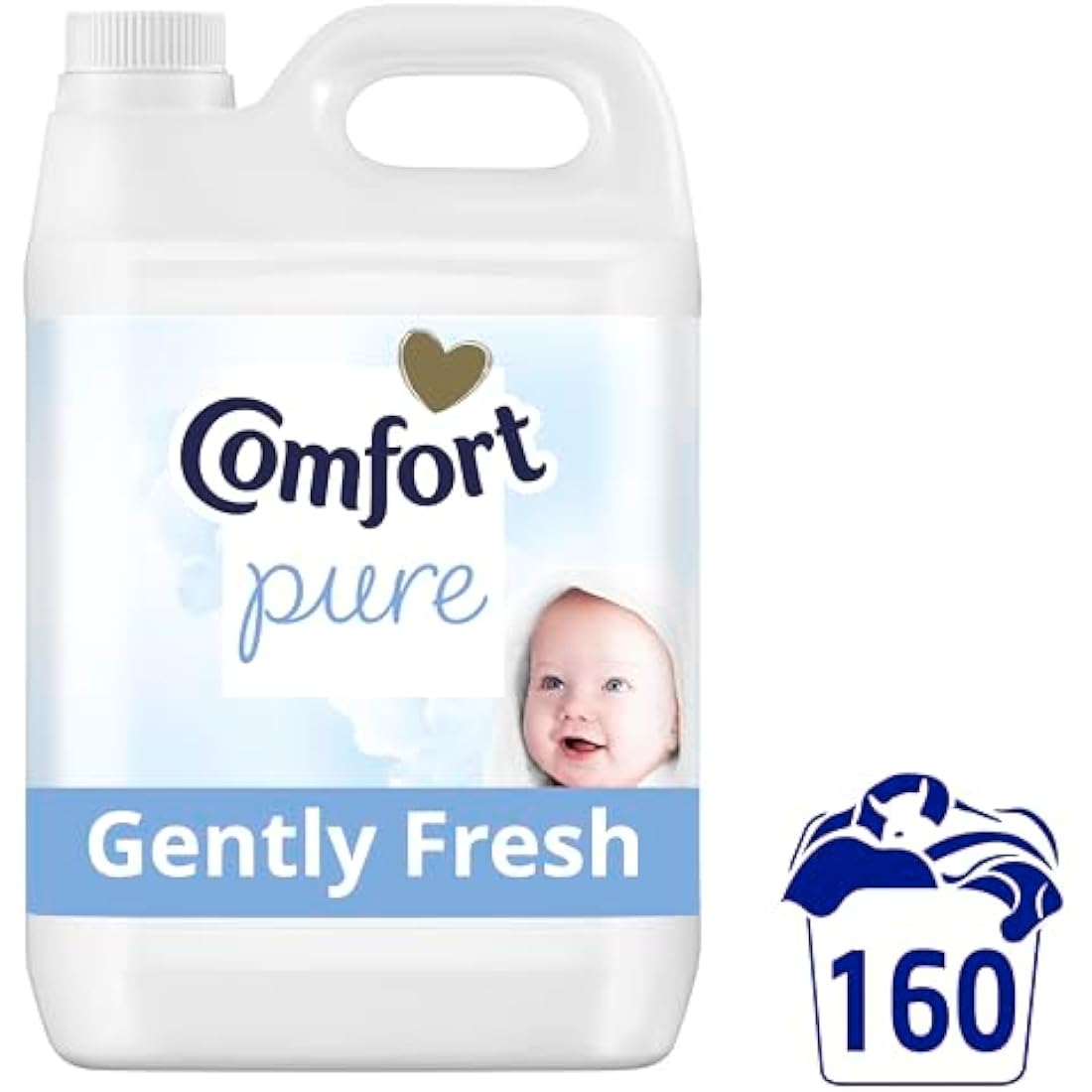 Comfort Pure Sensitive Fabric Conditioner | Hypoallergenic | 160 Washes 4.8L