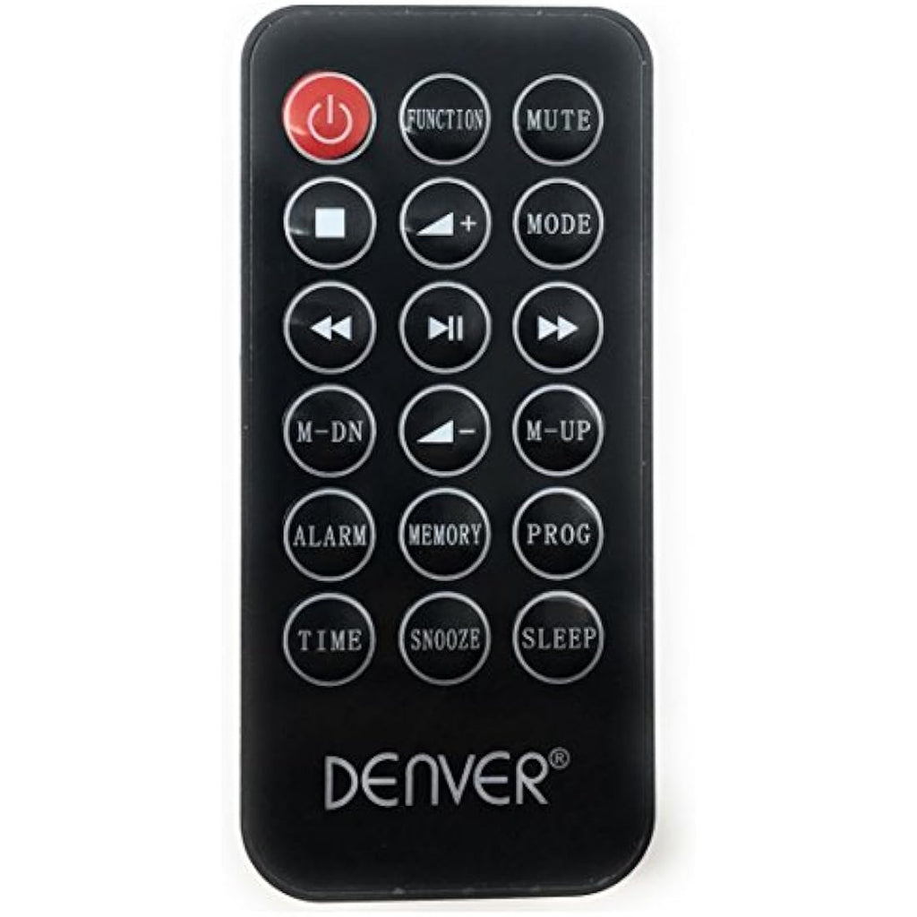 Denver MCA-230 Micro HiFi System | Compact CD Player with FM Radio & Clock