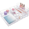STORi SimpleSort 10-Piece Clear Stackable Drawer Organizer Set