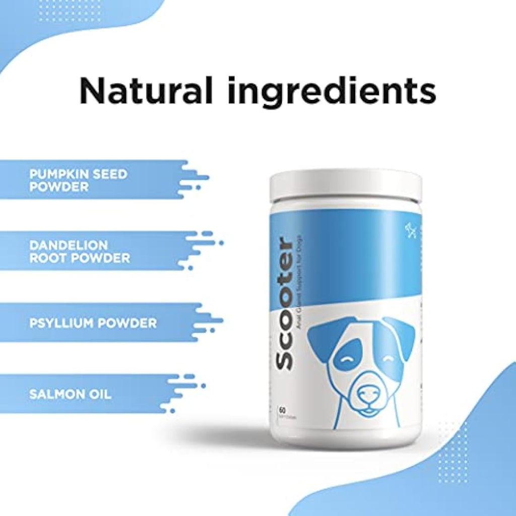 Dog's Lounge Scooter – Anal Gland & Digestive Fiber Chews for Dogs