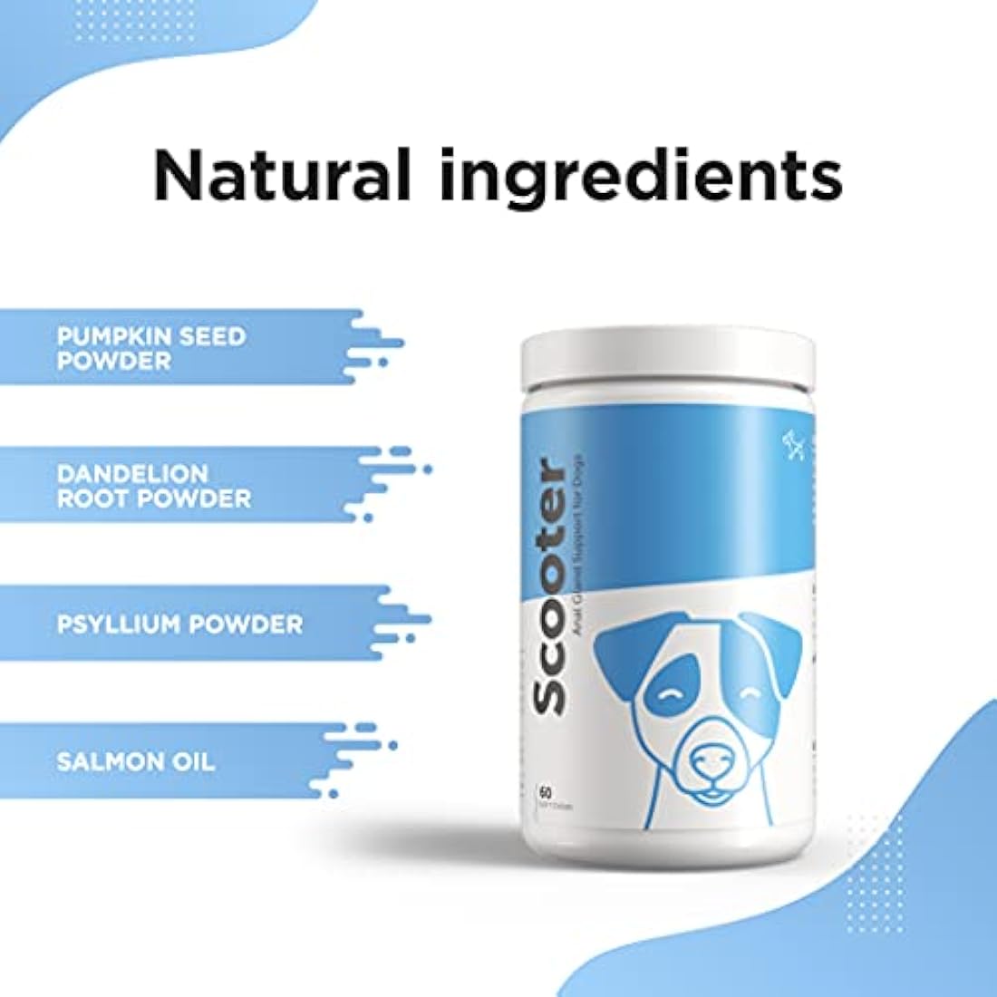 Dog's Lounge Scooter – Anal Gland & Digestive Fiber Chews for Dogs
