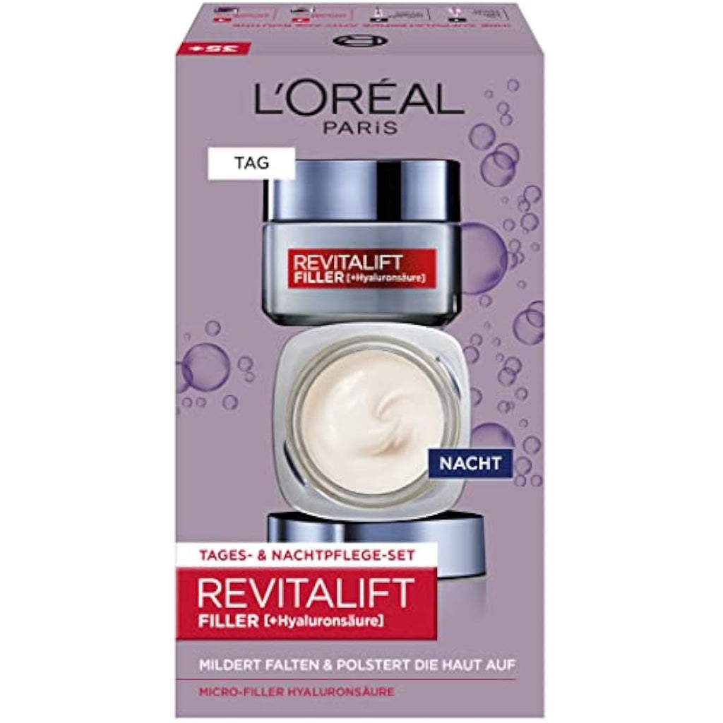 L'Oréal Paris Revitalift Filler Anti-Ageing Set: Day & Night Cream