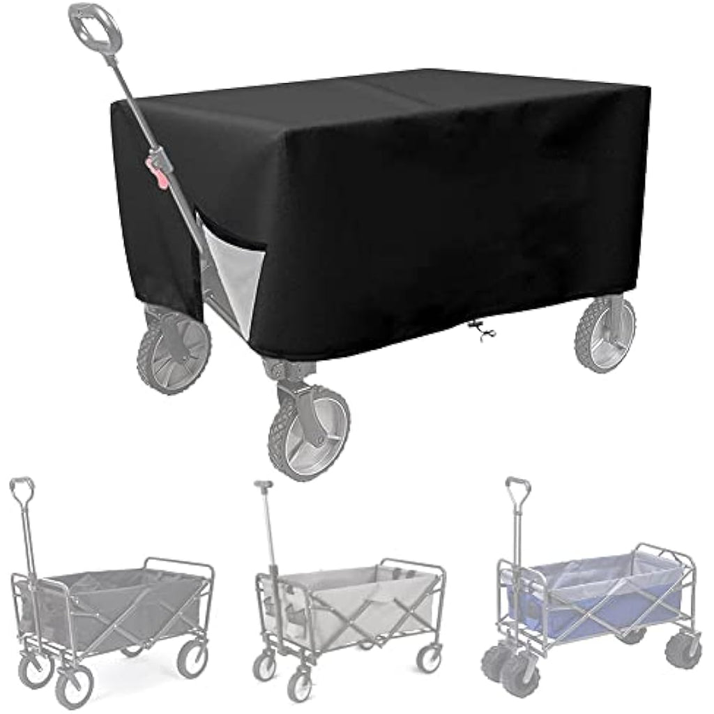Jolof Store Folding Wagon Cover - 600D Waterproof Heavy-Duty Fabric