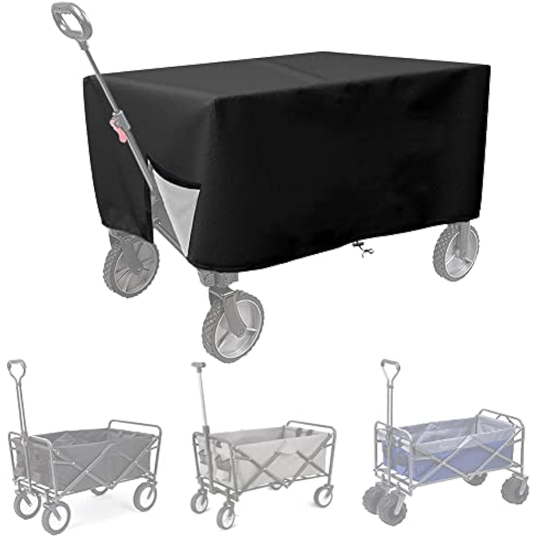 Jolof Store Folding Wagon Cover - 600D Waterproof Heavy-Duty Fabric
