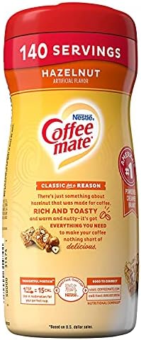 Nestle Coffee Mate Hazelnut Creamer - Imported Coffee Enhancer 425g