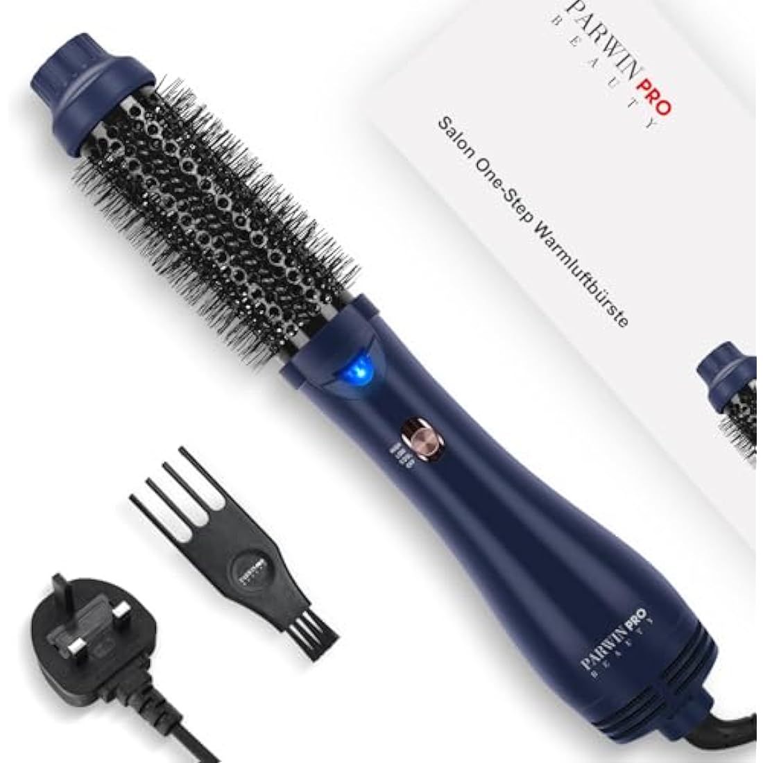 4-in-1 One-Step Hair Dryer Brush | Ionic Volumizer – Prussian Blue
