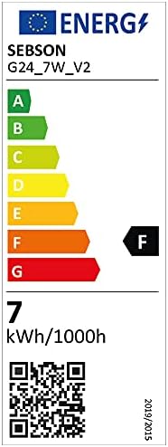SEBSON G24 LED 7W Bulb 10-Pack | Neutral White 4000K | 50W Replacement