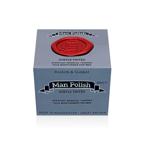 Man Polish Subtle Tinted – Gradual Self Tanning Face Moisturiser 50ml