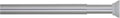 Sealskin Chrome Metal Tension Shower Curtain Rod, Extendable 110-185cm