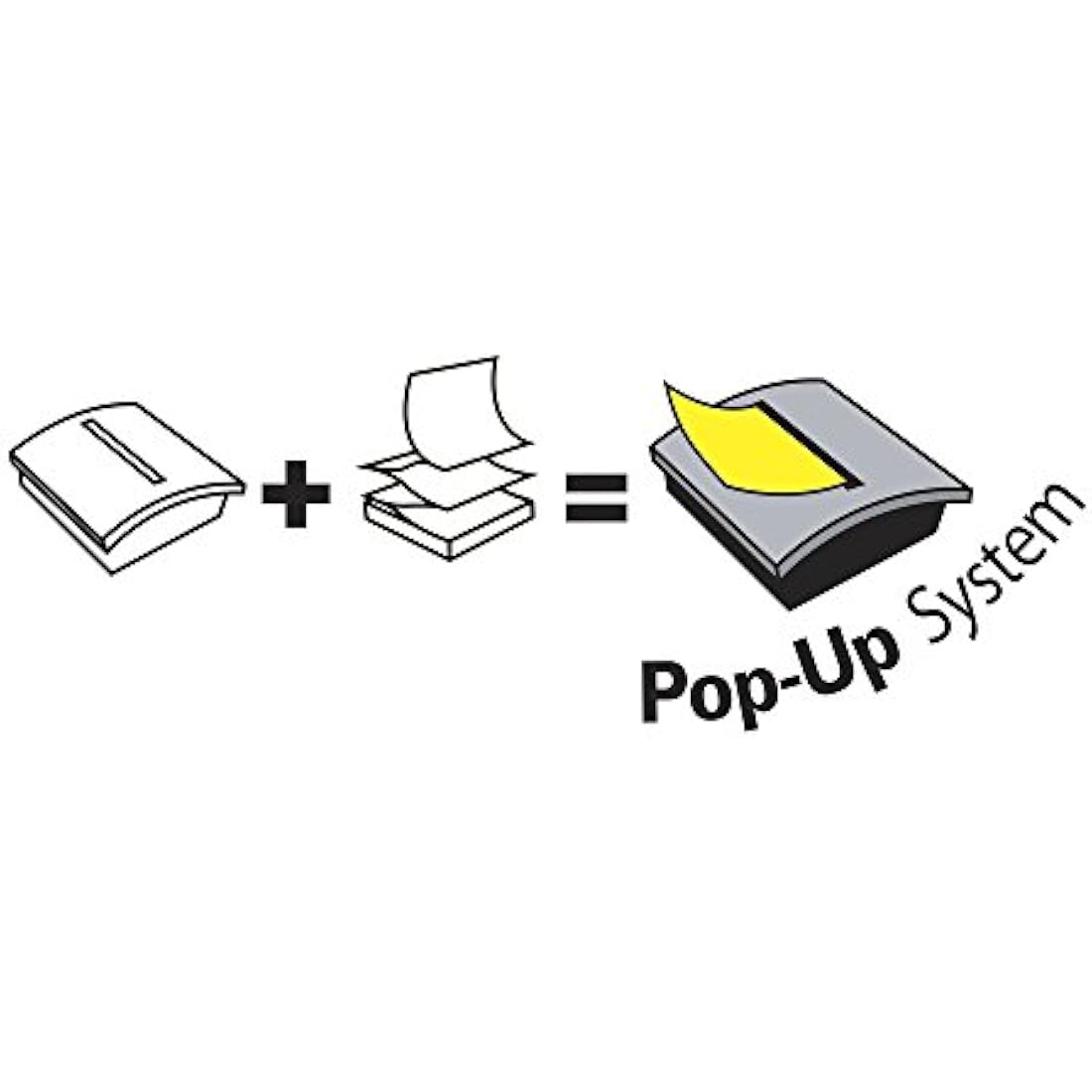 Post-it Z-Notes White Dispenser + 12 Super Sticky Pads, 76x76mm