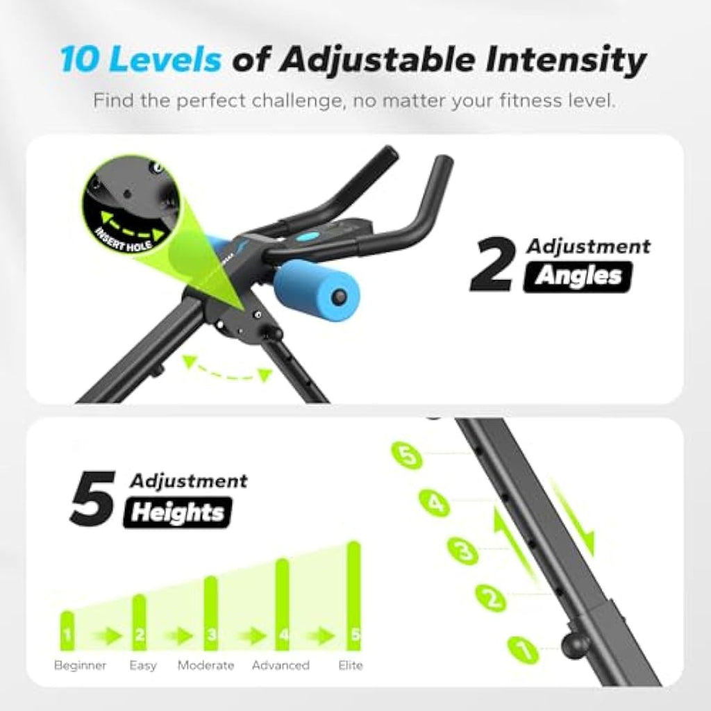 MERACH Ab Machine – Foldable Adjustable Ab Trainer for Home Gym