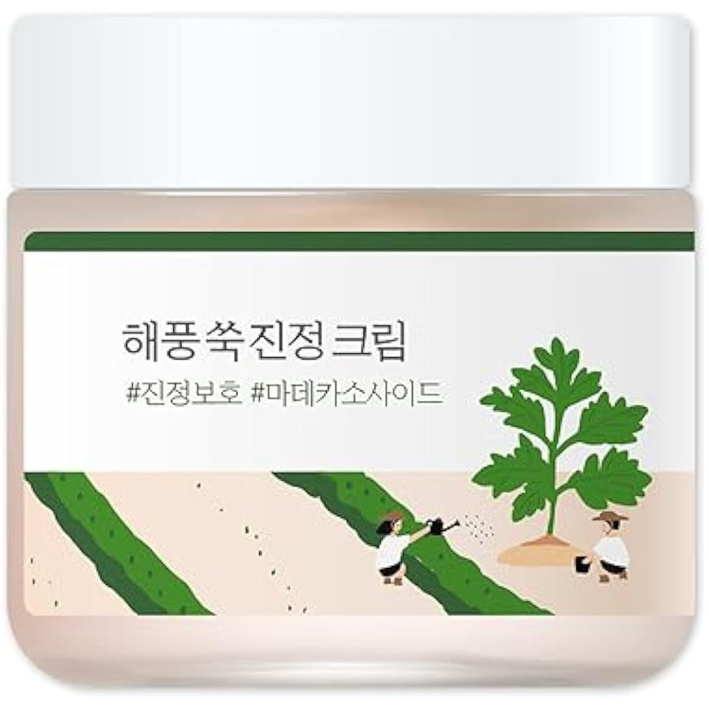 ROUND LAB Mugwort Calming Cream – Soothing Face Moisturizer (80 ml)