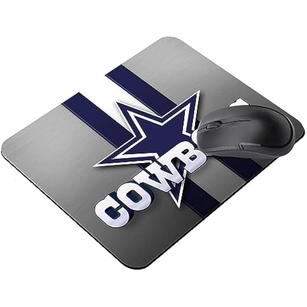 Gaming Mouse Pad – Non-Slip Rubber Base – Blue & White