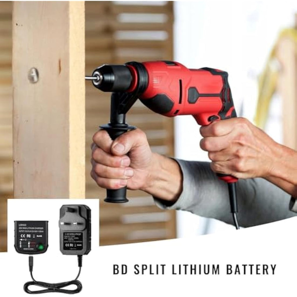 CJBIN 18V Lithium-Ion Battery Charger for Black & Decker | UK Plug