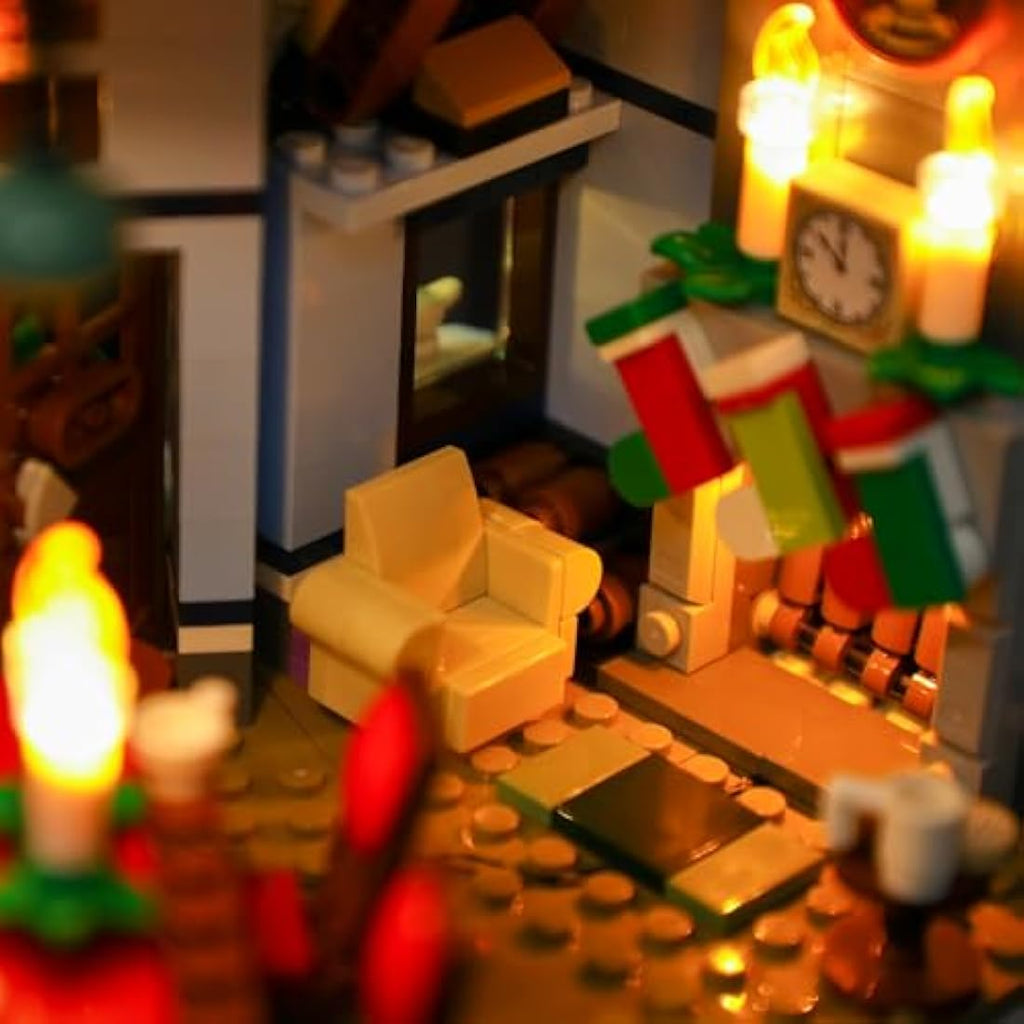 BRIKSMAX LED Lighting Kit for LEGO 10293 Santa's Visit Building Model
