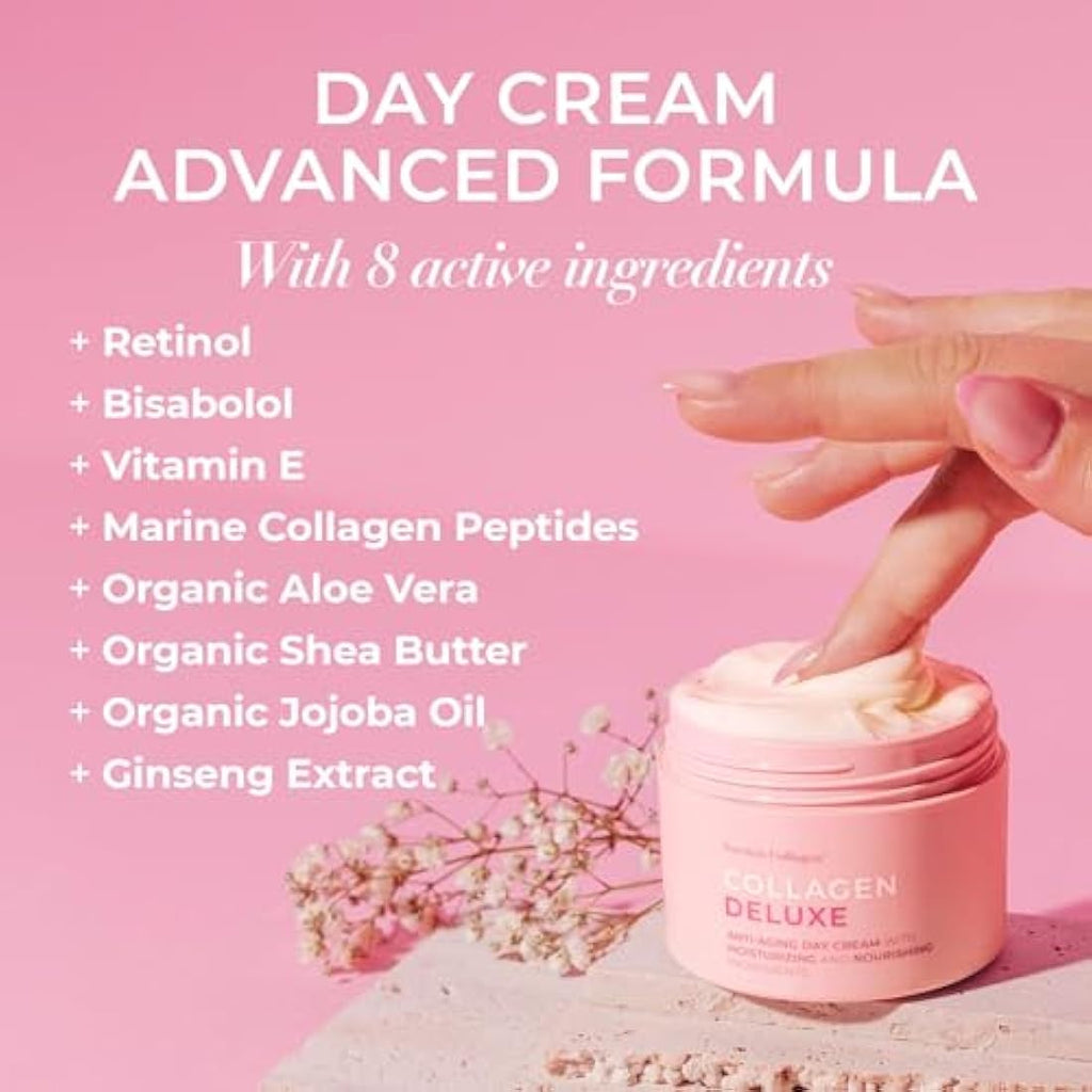 Swedish Collagen Deluxe – Anti-Aging Day Cream with Retinol & Aloe