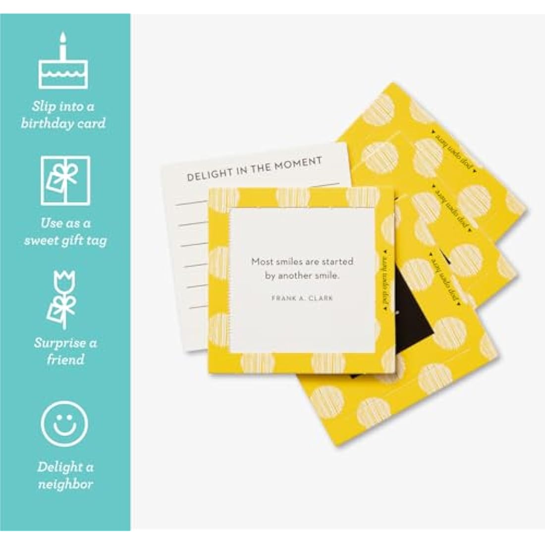 Compendium ThoughtFulls Pop-Open Cards - 90 Inspirational Quote Notes