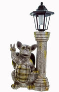 Udo Schmidt Dragon Child Garden Figurine | Solar Lantern Gargoyle
