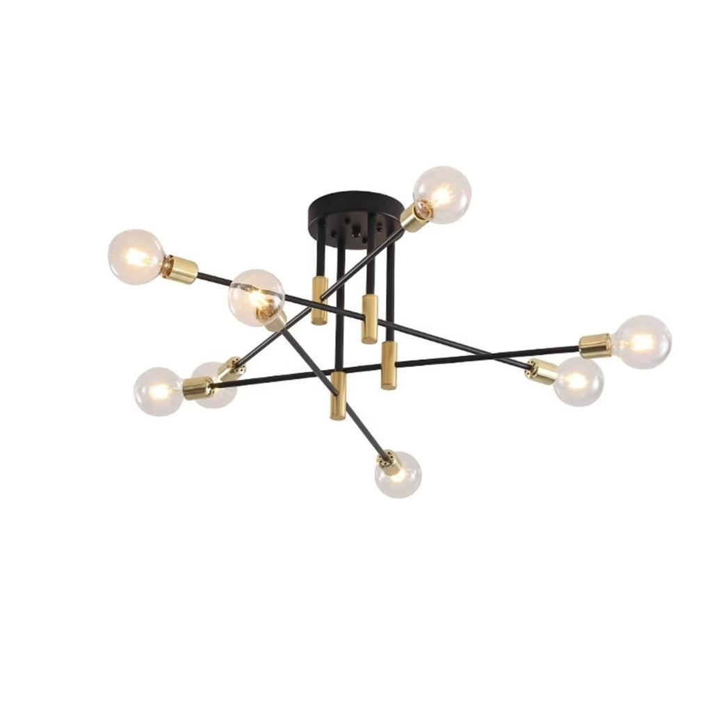 WQCSH Modern Minimalist Chandelier – Metal Satellite Pendant Light