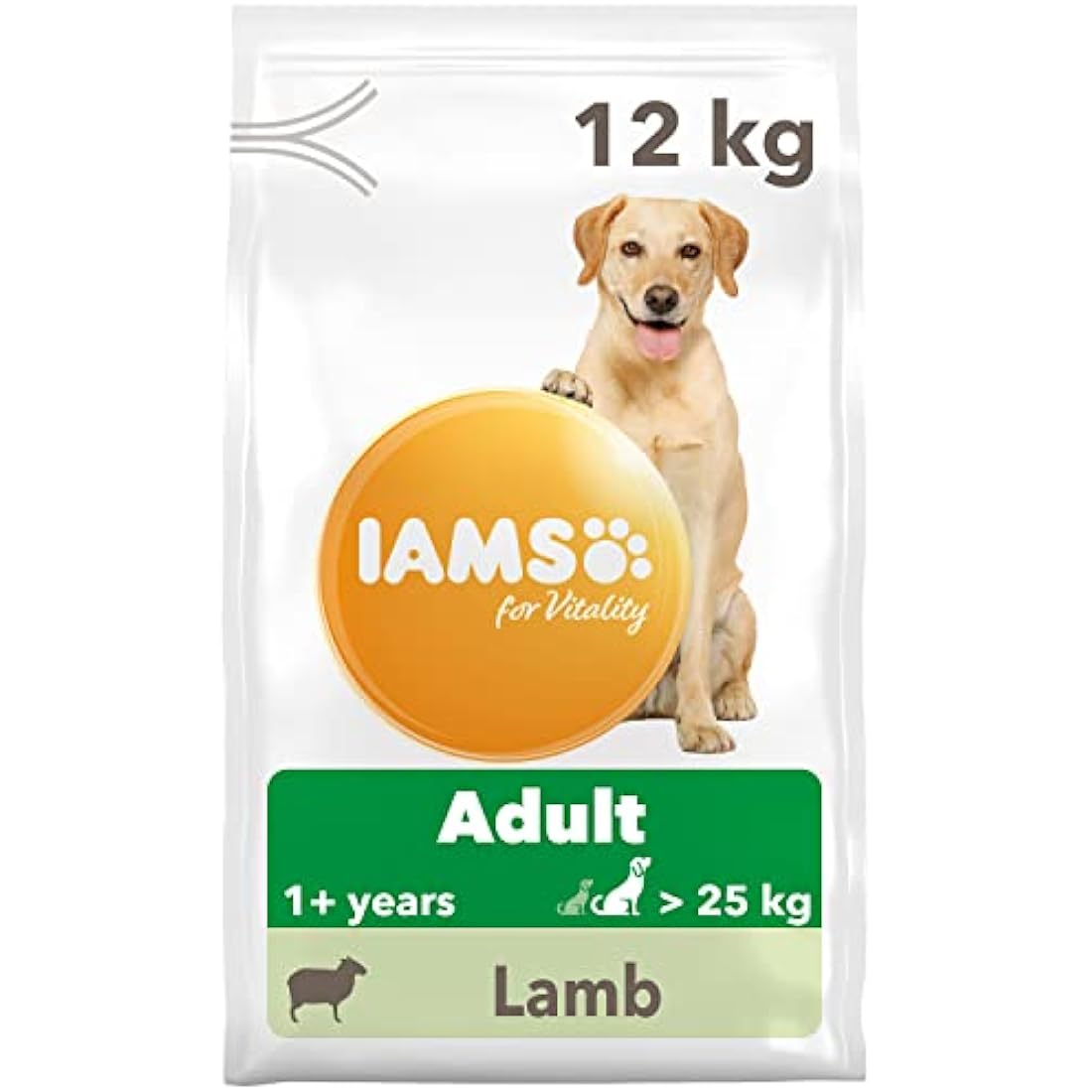 IAMS Adult Large Breed Dry Dog Food – Lamb & Rice Wheat Free 12kg
