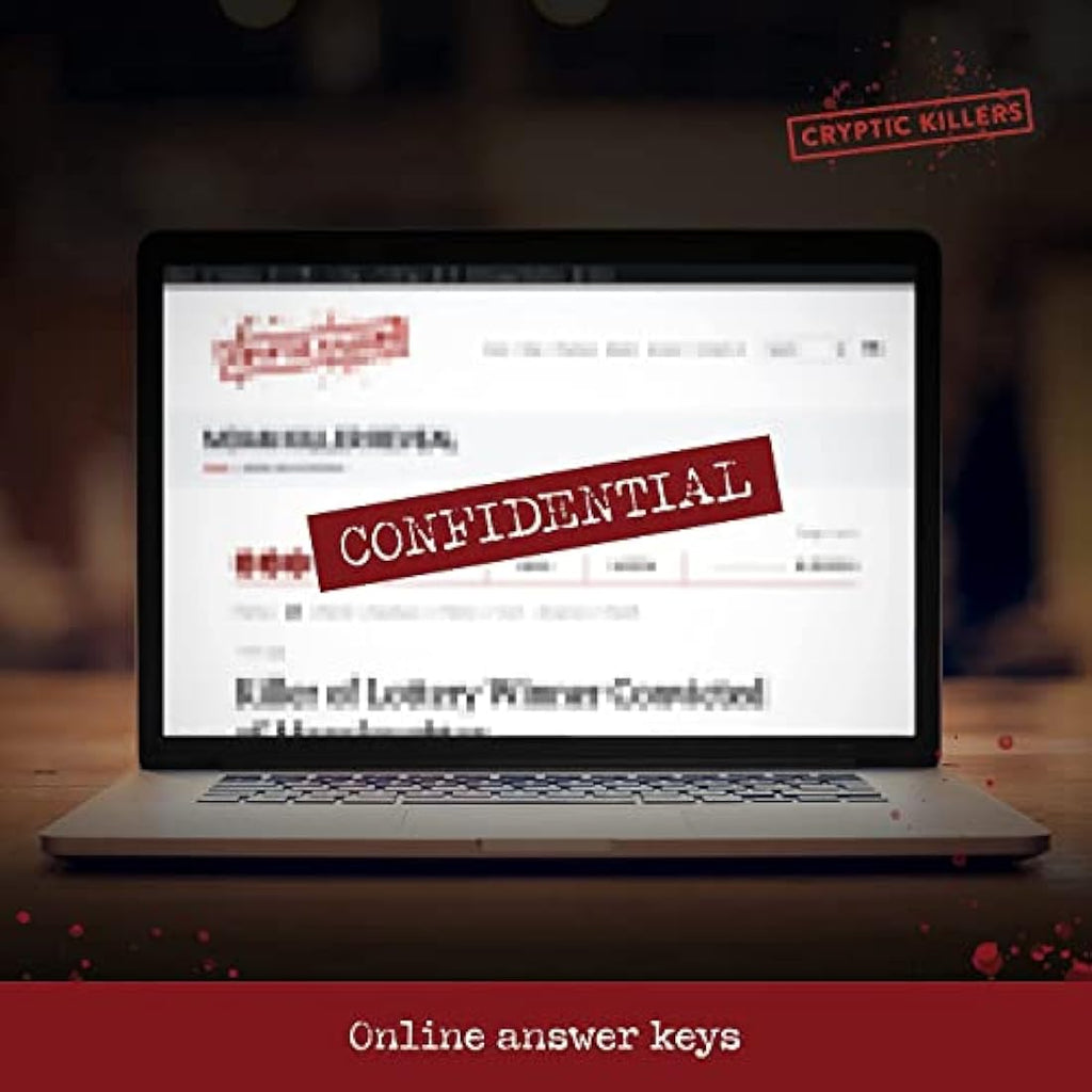 Cryptic Killers Murder of a Millionaire - Cold Case Mystery Detective Game