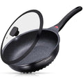 INTIGNIS 24cm Non-Stick Frying Pan with Lid – Ceramic Induction Skillet