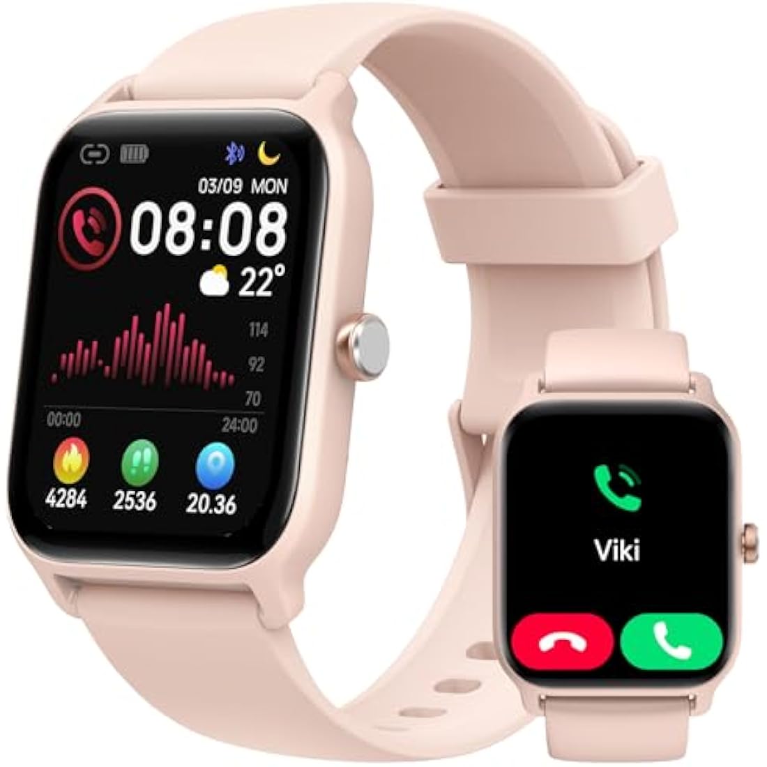 Yoever Women's Smart Watch | 1.8" HD Screen with Alexa & Bluetooth Calling