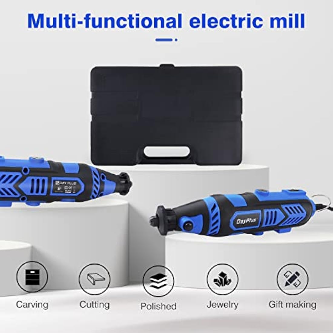Rotary Multi-Tool Kit - 135W 6-Speed Grinder with 80 Accessories