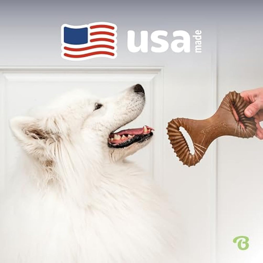 Benebone Dental Dog Chew Toy – Real Bacon Flavor Nylon for Small Dogs