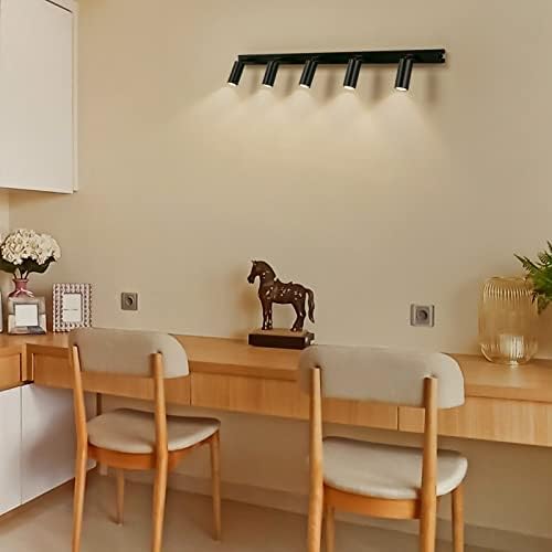 Eofiti 5-Way Black Ceiling Spot Light | Modern G9 LED Adjustable Lighting