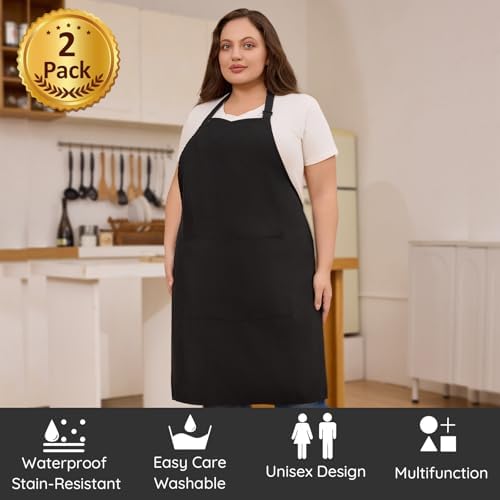 Plus Size Chef Apron – Unisex Professional Cooking Apron