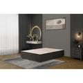 Bliss Grey Linen Divan Base – 3FT Single Bed Frame