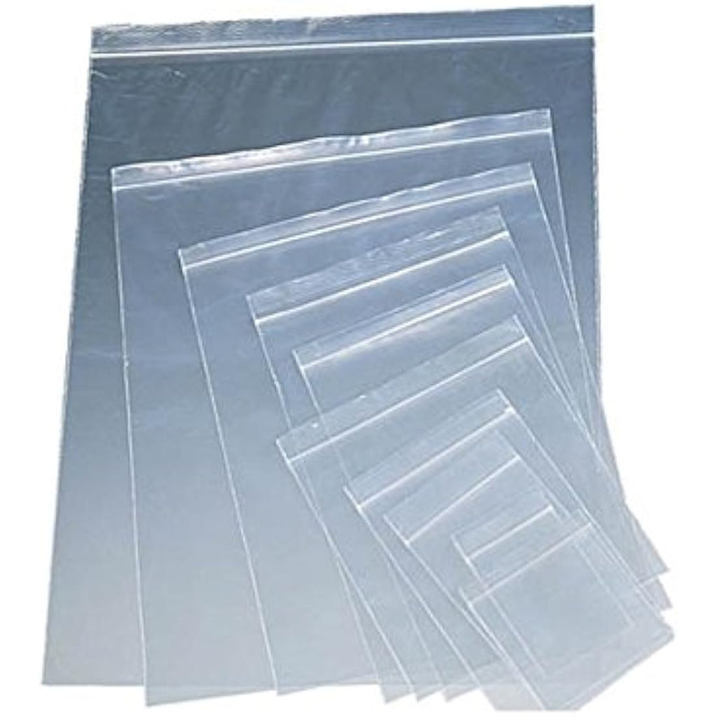 Sabco 100 Grip Seal Bags 11x16 | Clear Resealable Zip Lock Polythene