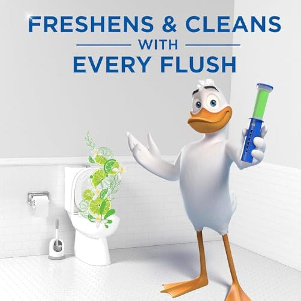 Duck Fresh Discs Toilet Cleaner Starter Kit - Lime Scent (18 Weeks)