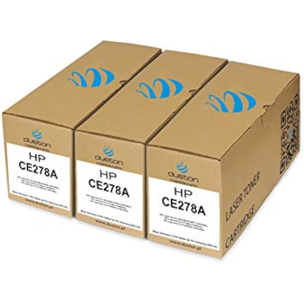 Duston 3-Pack CE278A 78A Black Toner for HP LaserJet Pro M1536dnf P1606dn