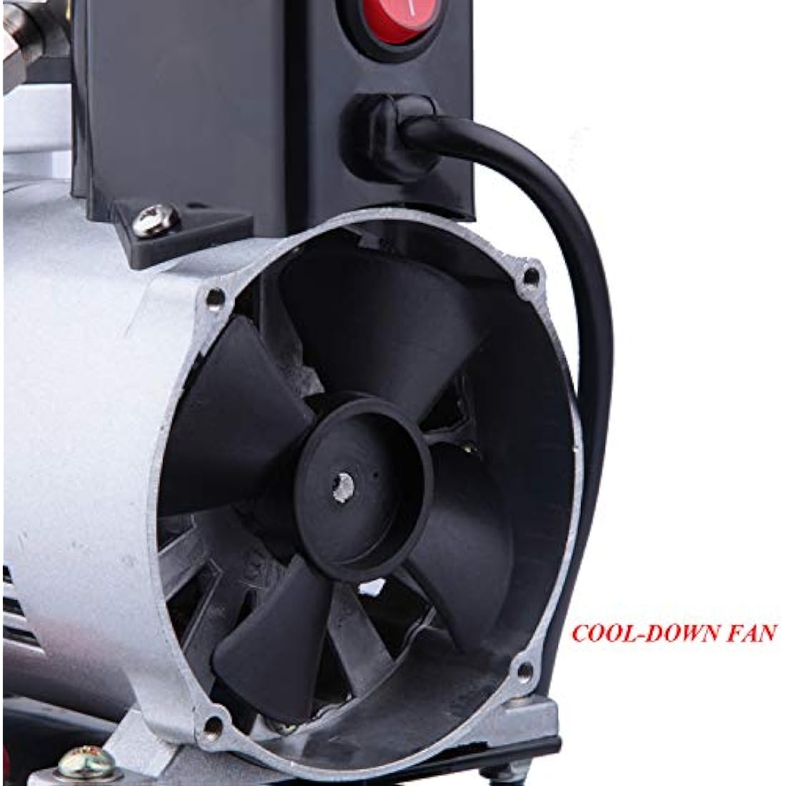 Timbertech Professional Airbrush Compressor with Cooling Fan | 1/6 HP