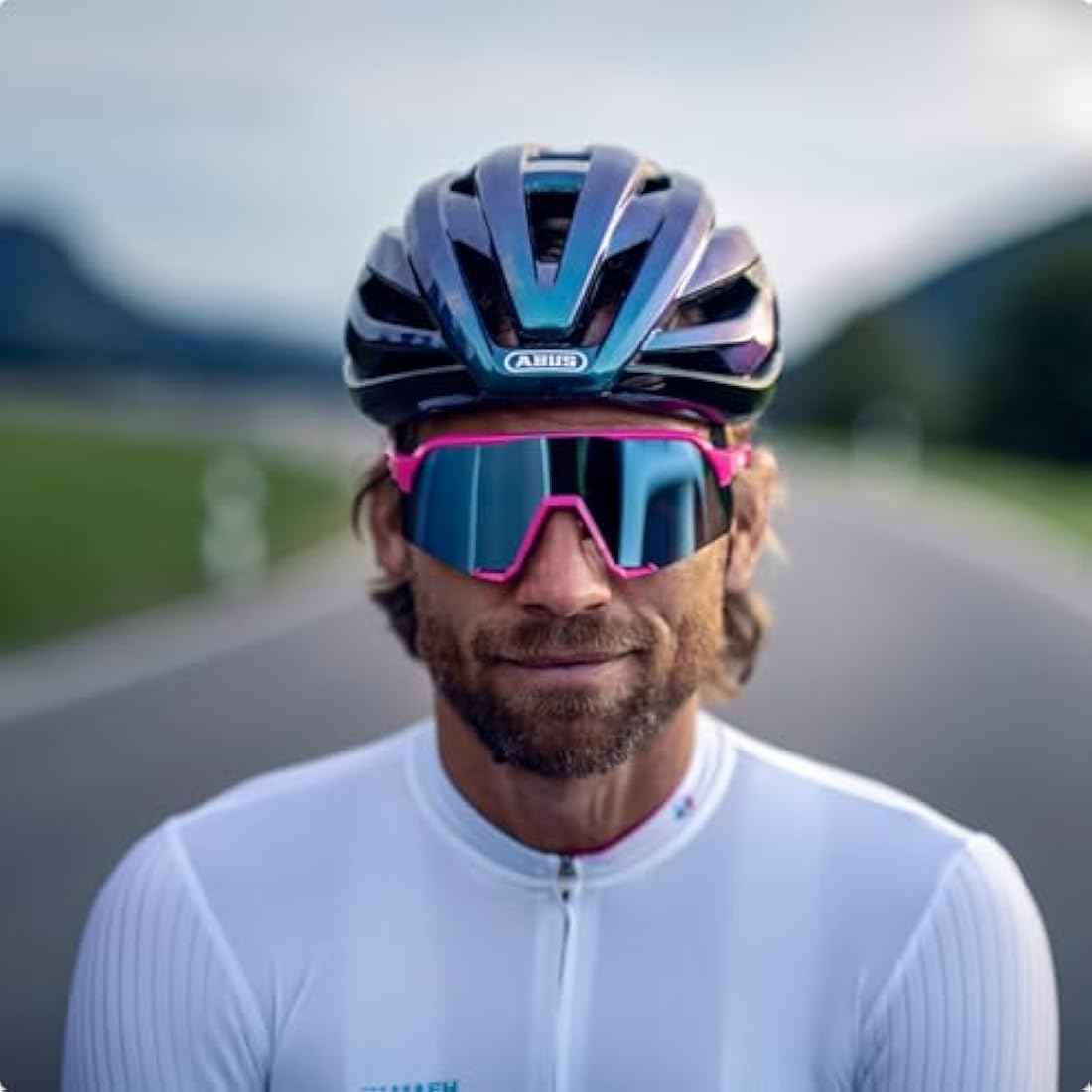 ABUS StormChaser Road Bike Helmet – Lightweight Vented Cycling Helmet