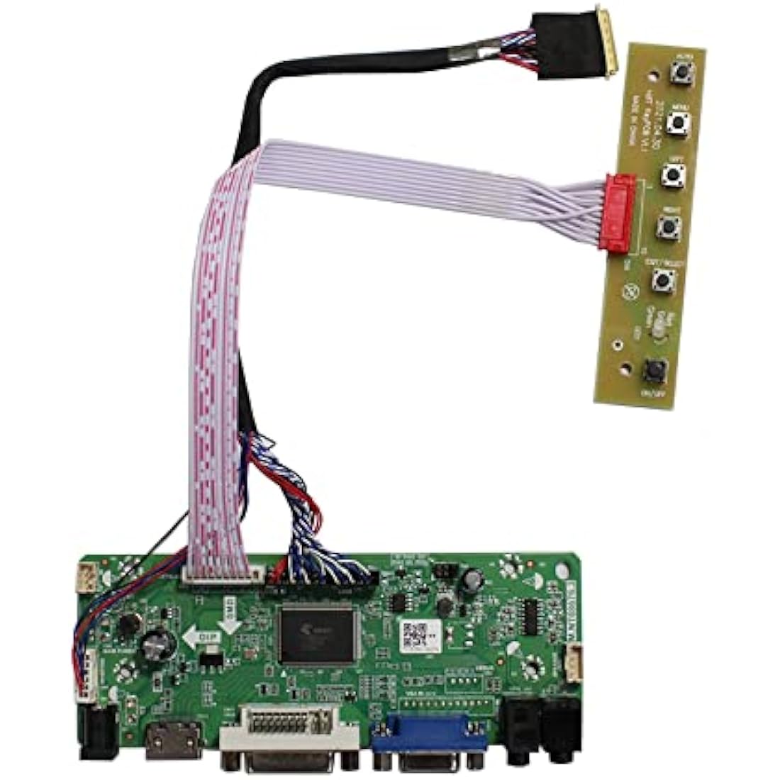 VGA DVI LVDS Controller Board for 15.6-17.3" 1920x1080 LED LCD