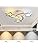 Comely 30W Star LED Ceiling Light – Dimmable Modern White Chandelier