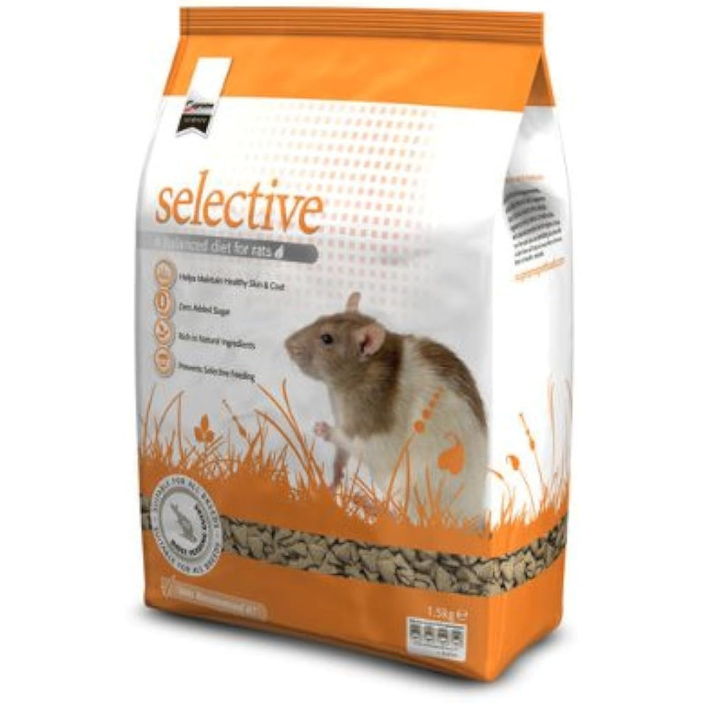 Supreme Science Selective Rat and Mouse Food - Balanced Diet 1.5kg