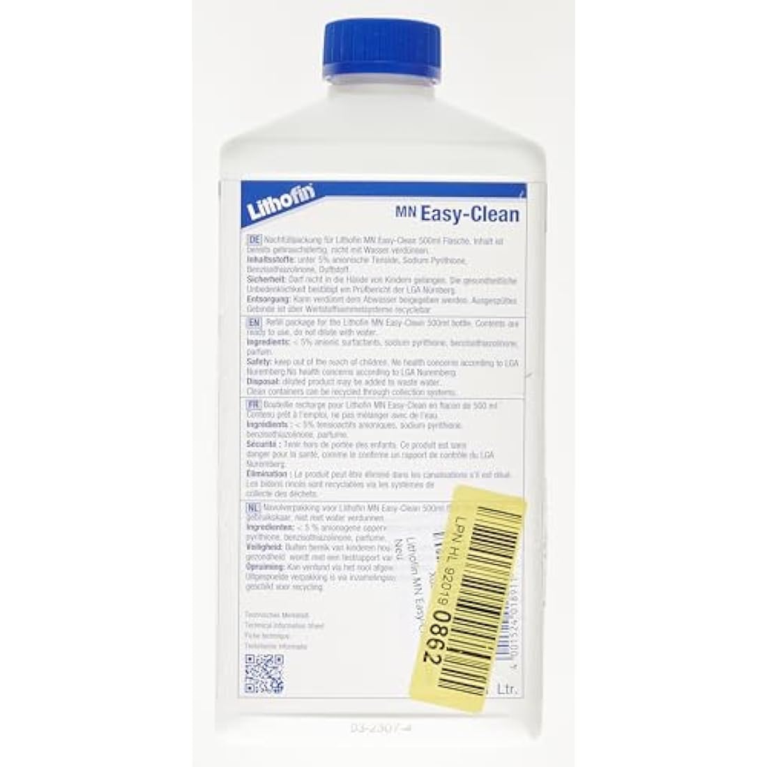 Lithofin MN Easy-Clean 1L | Mild Alkaline Natural Stone Surface Cleaner