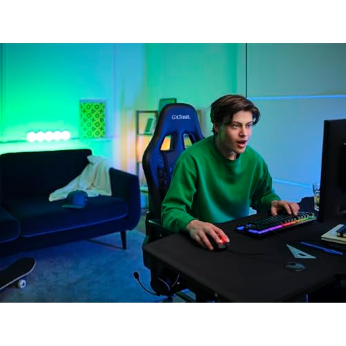 Trust Gaming GXT 833 Thado TKL Keyboard | RGB LED Dutch QWERTY