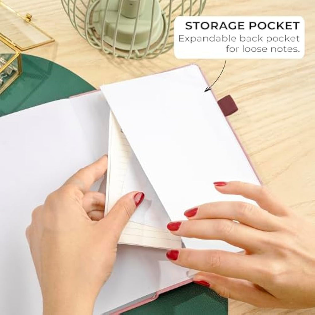 Clever Fox Dotted Journal 2.0 – A5 Dot Grid Notebook, Rose Gold